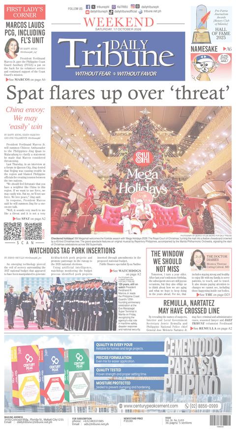 Daily Tribune — 17 October 2026