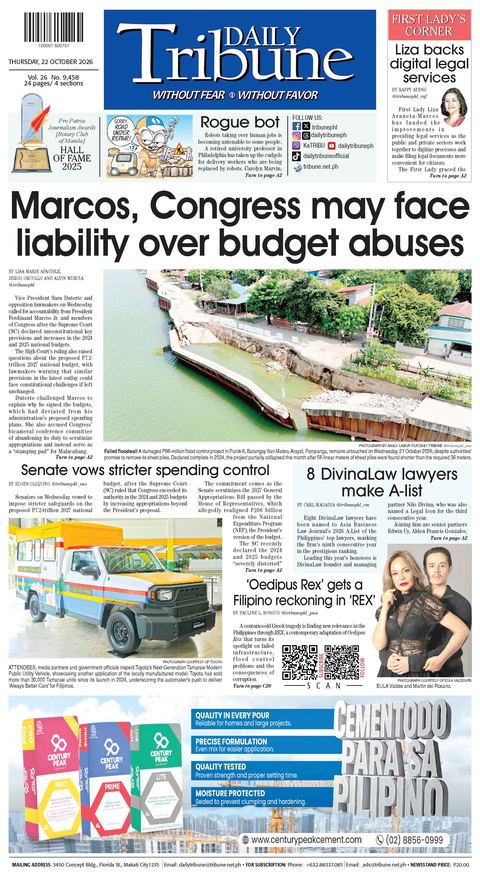 Daily Tribune — 22 October 2026