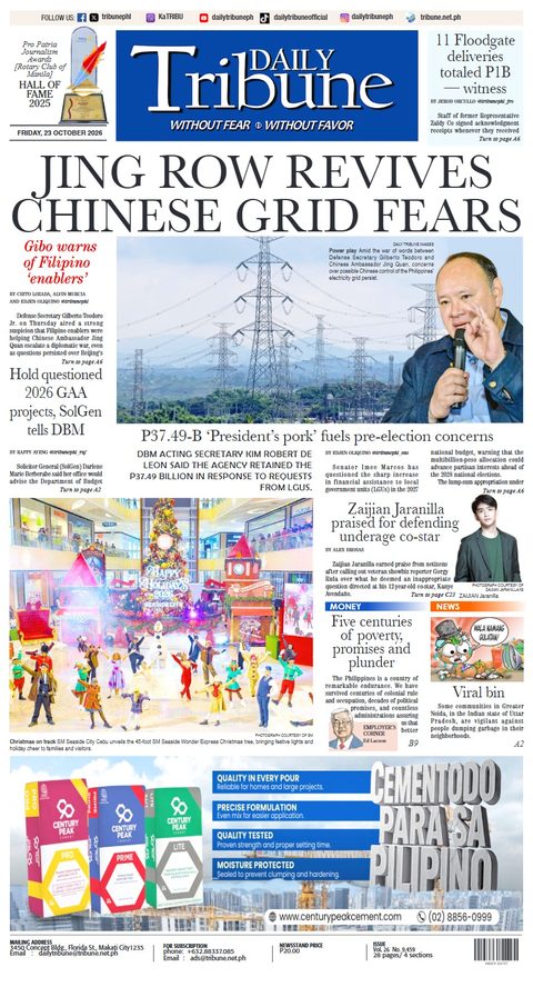 Daily Tribune — 23 October 2026