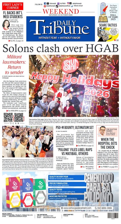 Daily Tribune — 24 October 2026