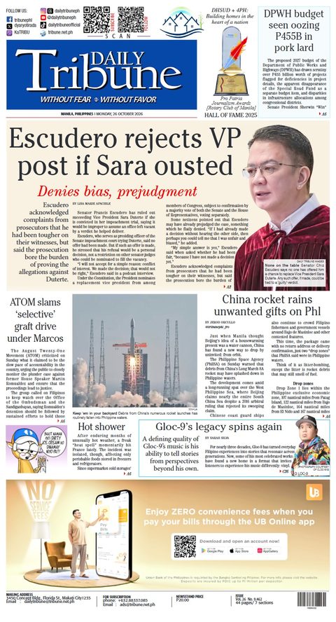 Daily Tribune — 26 October 2026