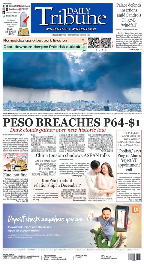 Daily Tribune — 28 October 2026